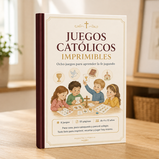 Juegos Católicos Imprimibles · 8 juegos para aprender la fe jugando