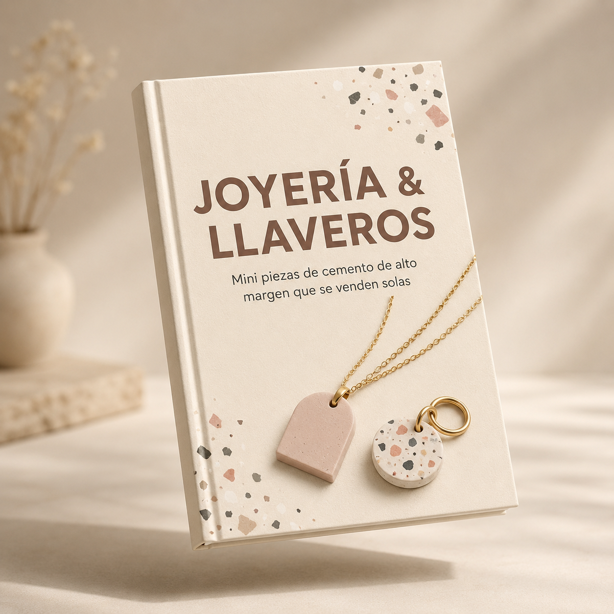 Joyería y Llaveros de Cemento: Crea y Vende Mini Piezas